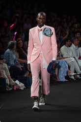 TRAJE ALMA ROSA EN PANO VISCOSA