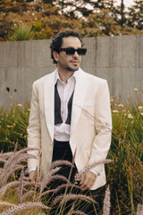 Marfil Tuxedo BLAZER Lana Super 140 2% Alpaca
