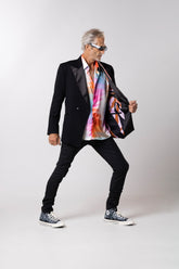 SKINNY JEAN RAMONES LEATHER