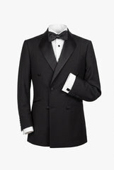 Black Tuxedo BLAZER Lana Super 140 2% Alpaca