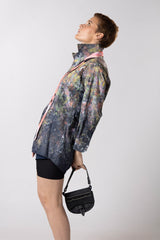 CAMISA EN DENIM OSCURO PINTURA