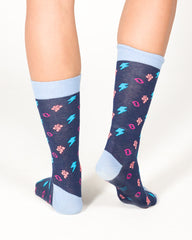 MEDIAS SERPIENTE AZUL