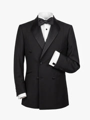 Black Tuxedo BLAZER Lana Super 140 2% Alpaca