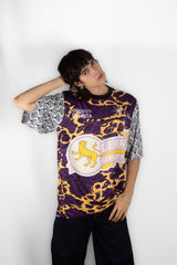 CAMISETA DEPORTIVA LEONA MORADA