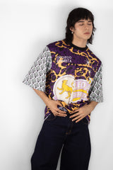 CAMISETA DEPORTIVA LEONA MORADA