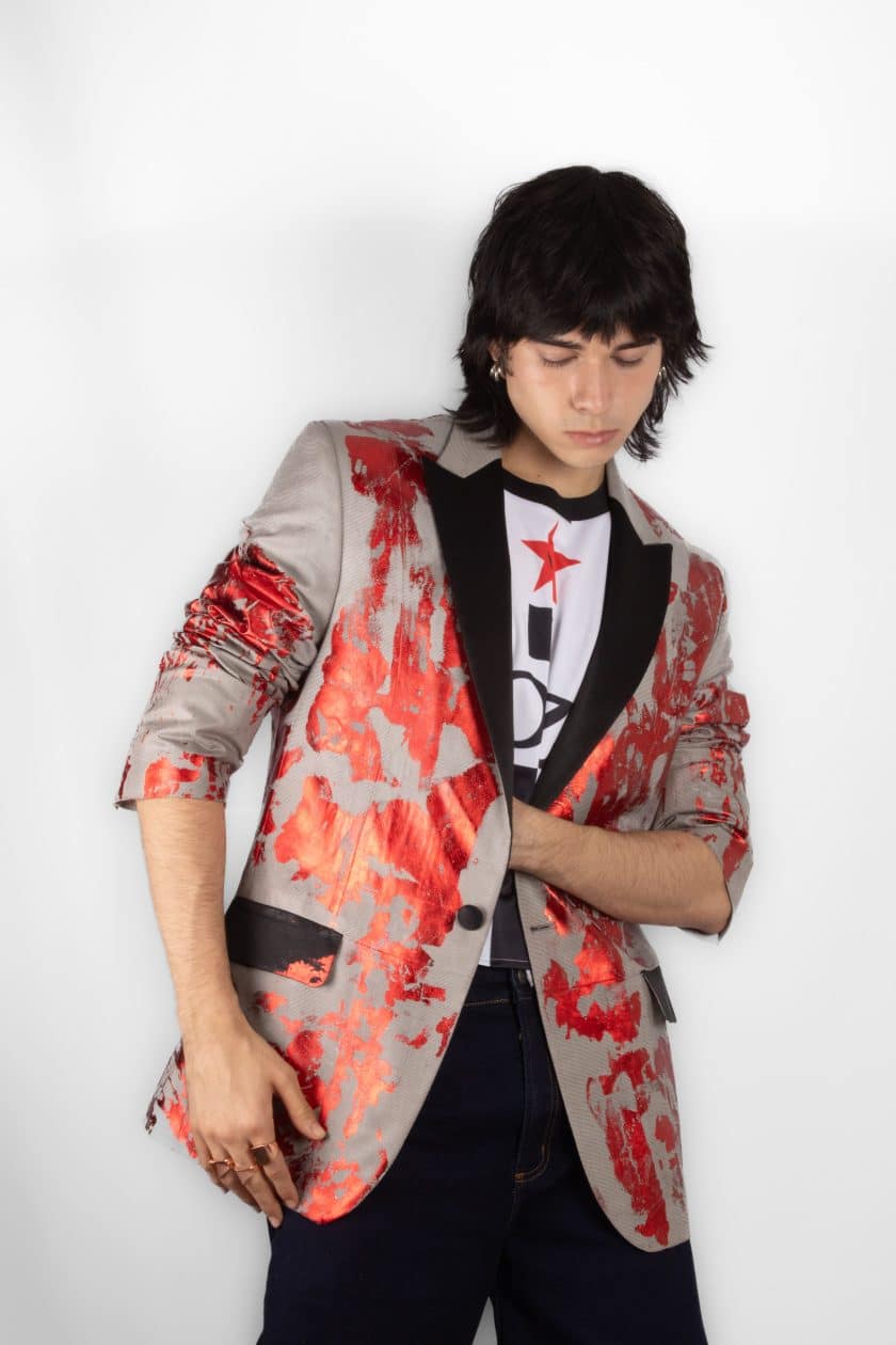 Blazer Foil Rojo - Imagen 2